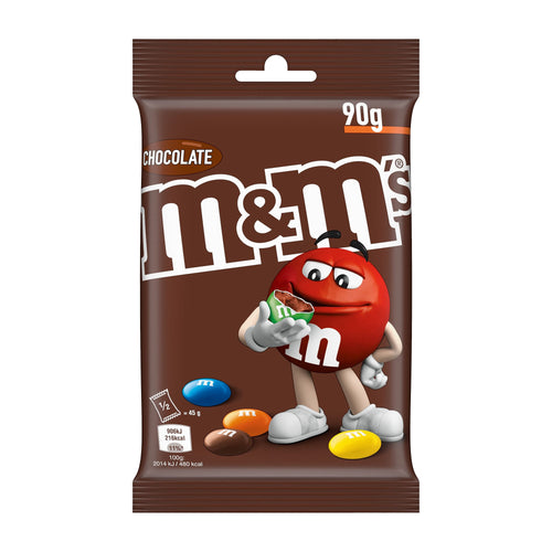 M&M's chocolate candy package on a white background