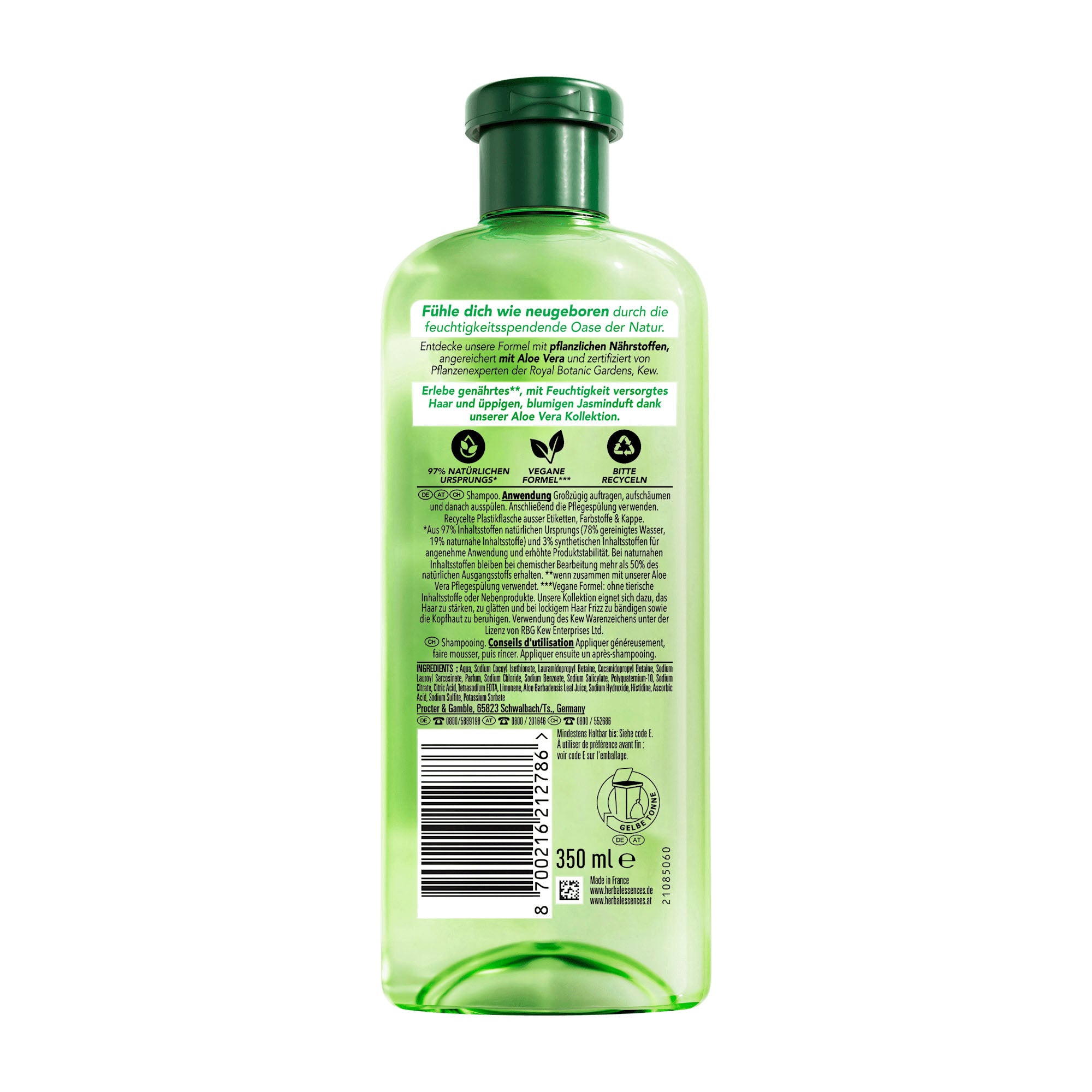 Herbal Essences Shampooing hydratant Aloe vera, 350 ml Peppery Spot Herbal Essences Shampooing hydratant Aloe vera, 350 ml Peppery Spot