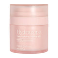 Pink jar of Hydrazone deep hydrating moisture jelly on a white background