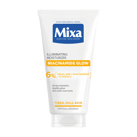 Mixa Niacinamide Glow illuminating moisturizer, 50 mL