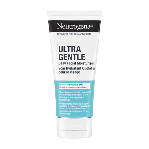 Neutrogena Ultra Gentle Daily Facial Moisturizer on a white background