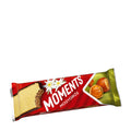 Moments Hazelnut wafer bar packaging on a white background