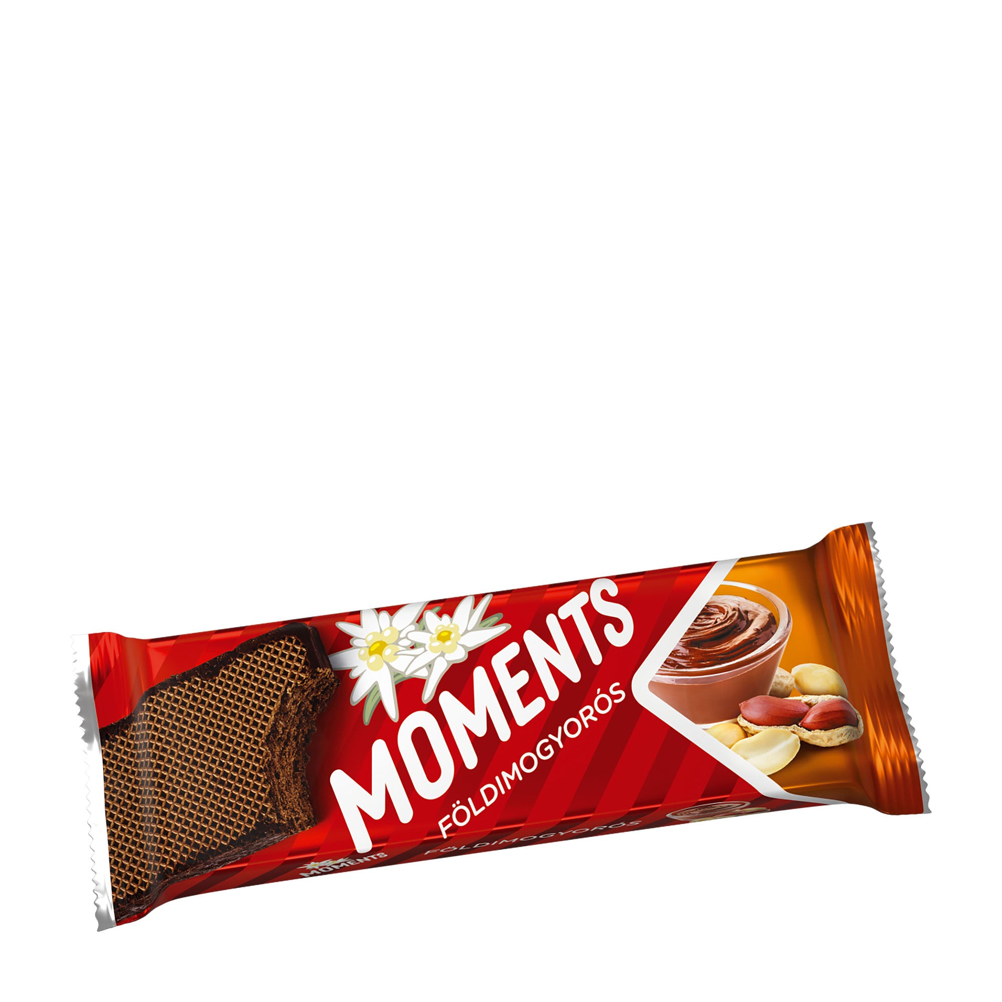 Moments Barre de gaufrette Cacahuètes, 45 g