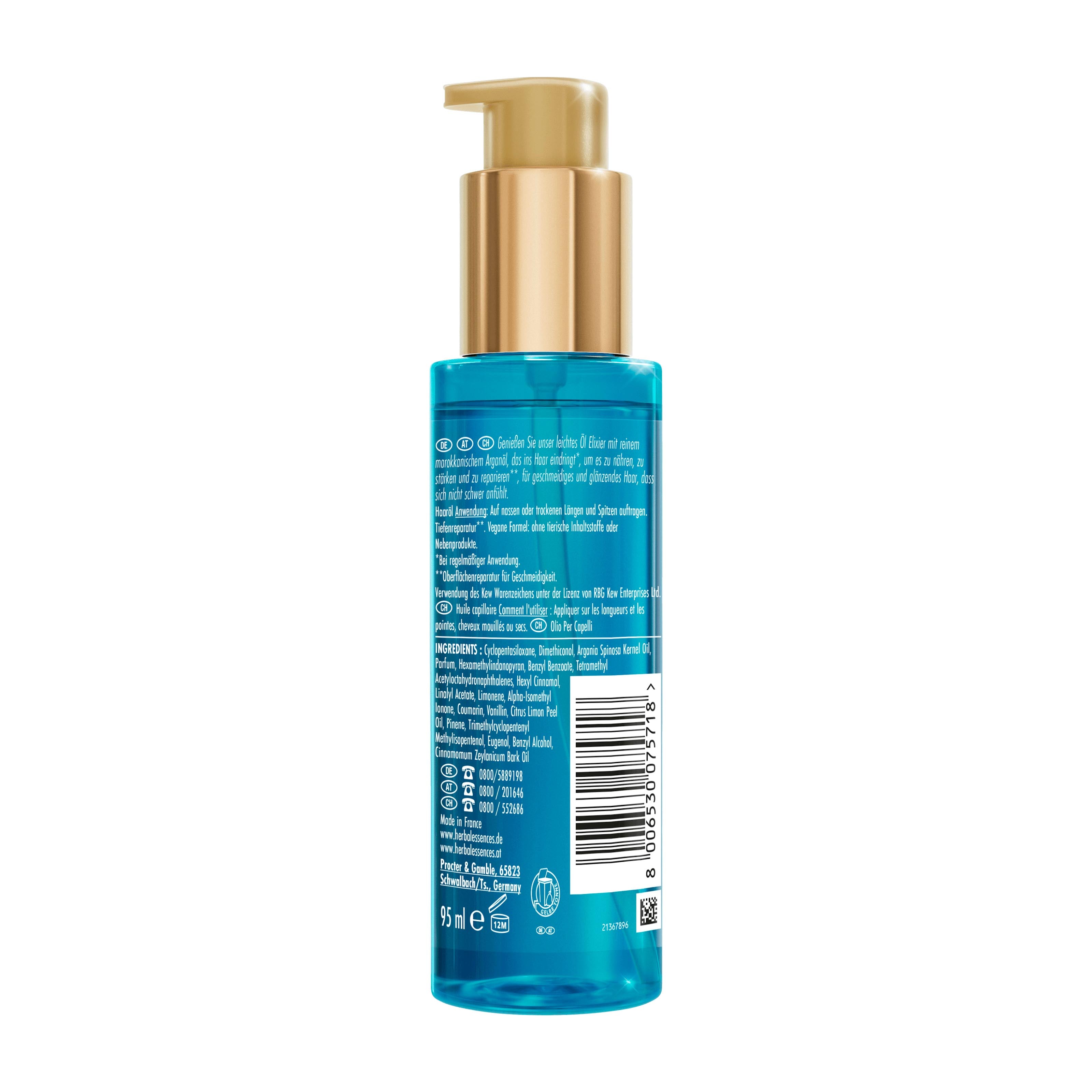 Herbal Essences Hair oil elixir Moroccan Argan Oil, 95 mL
