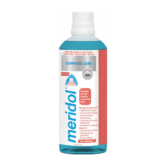 meridol Complete Care alcohol-free mouth rinse, 400 mL