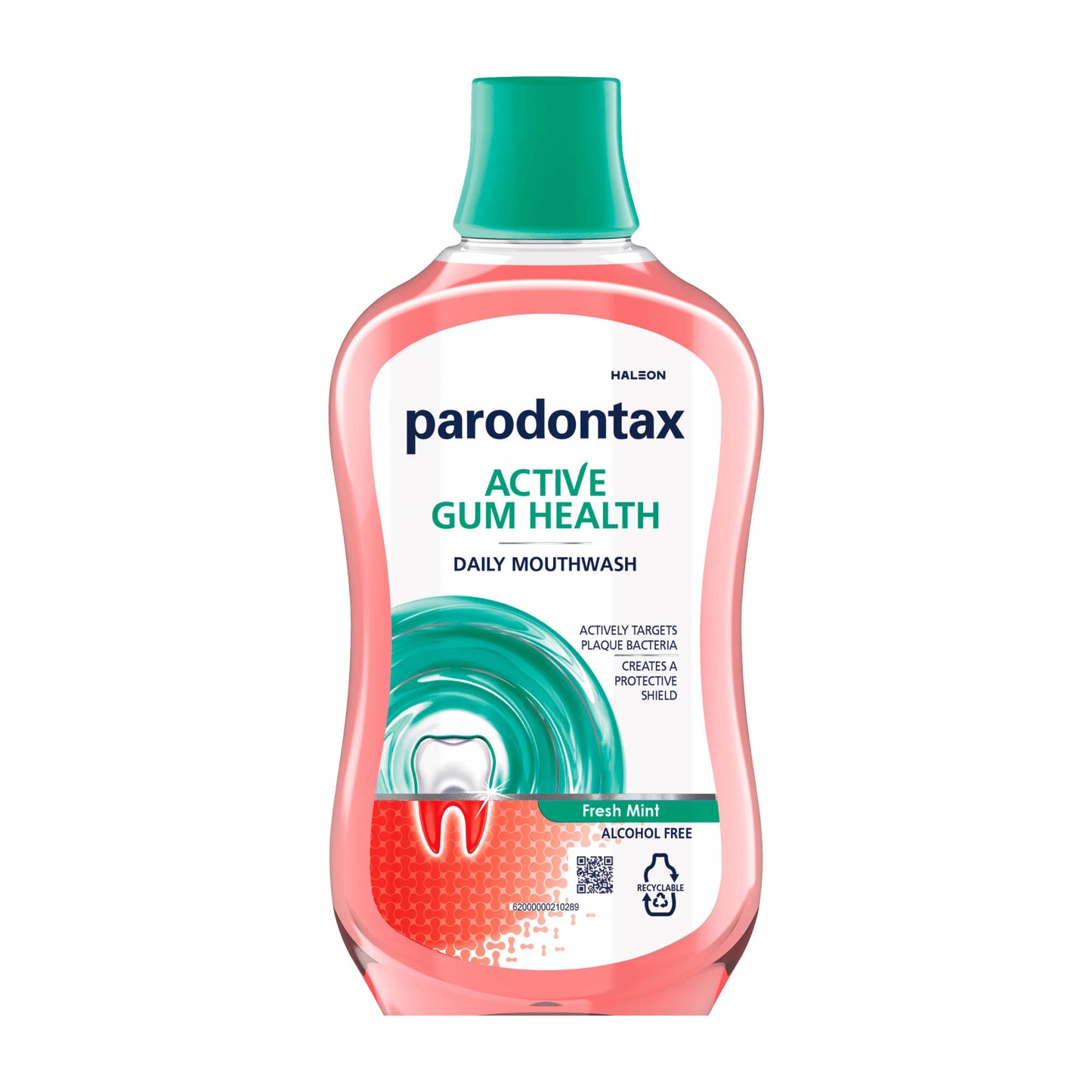 Parodontax Active Gum Health fresh mint alcohol-free mouthwash, 500 mL