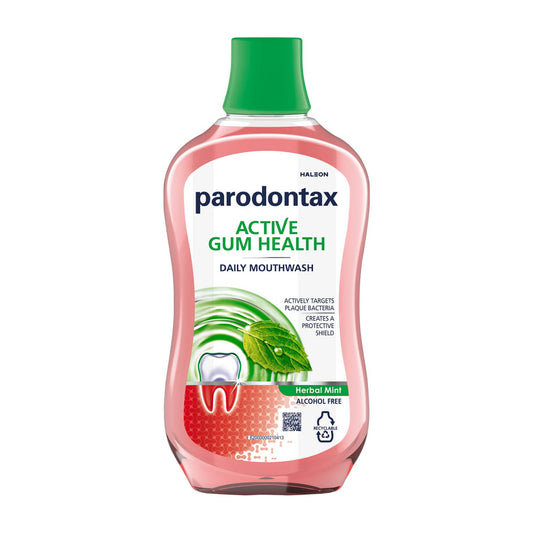 Parodontax Active Gum Health herbal mint alcohol-free mouthwash, 500 mL