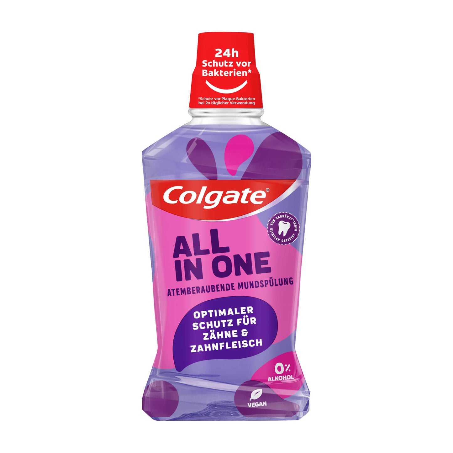 Colgate ALL IN ONE alcohol-free mouthwash, 500 mL