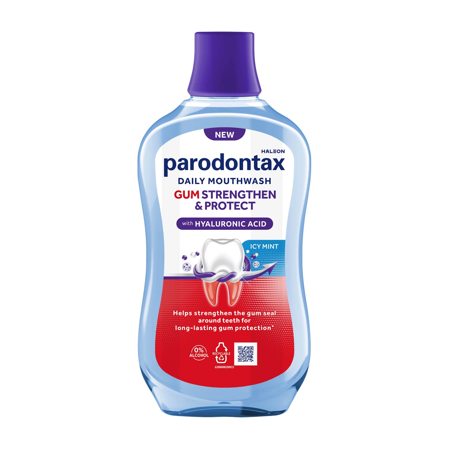 Parodontax Gum Strengthen & Protect Icy Mint Mundspülung, 500 ml