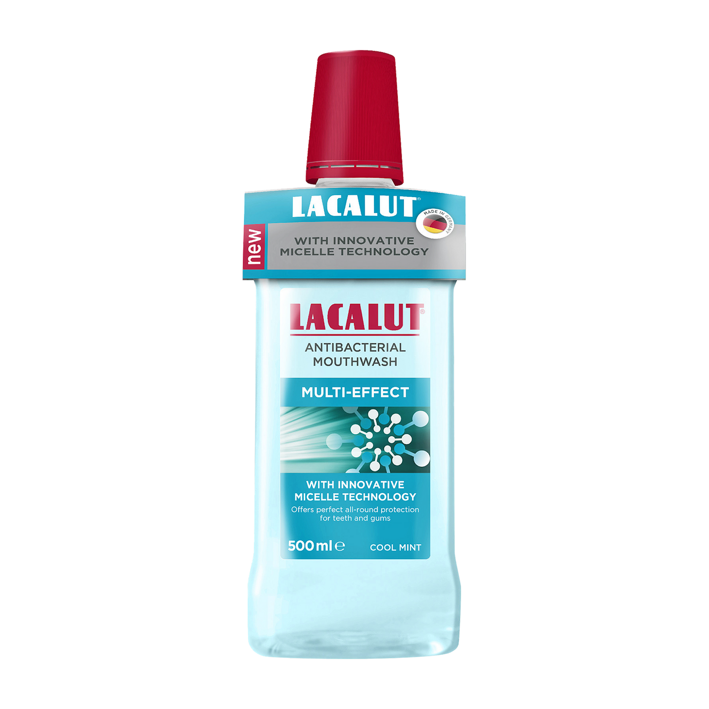 Lacalut Multi-effect antibacterial mouthwash, 500 mL