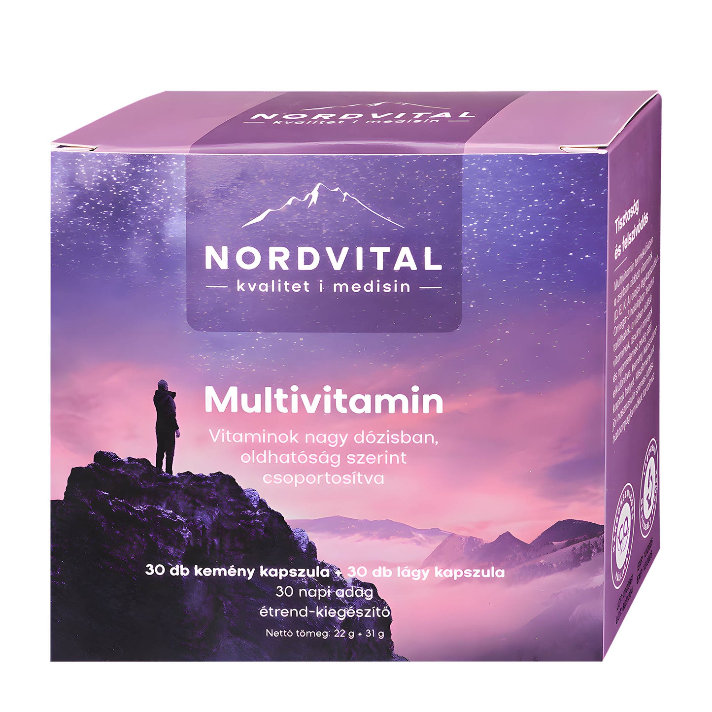 NORDVITAL Multivitamin capsules, 60 Count