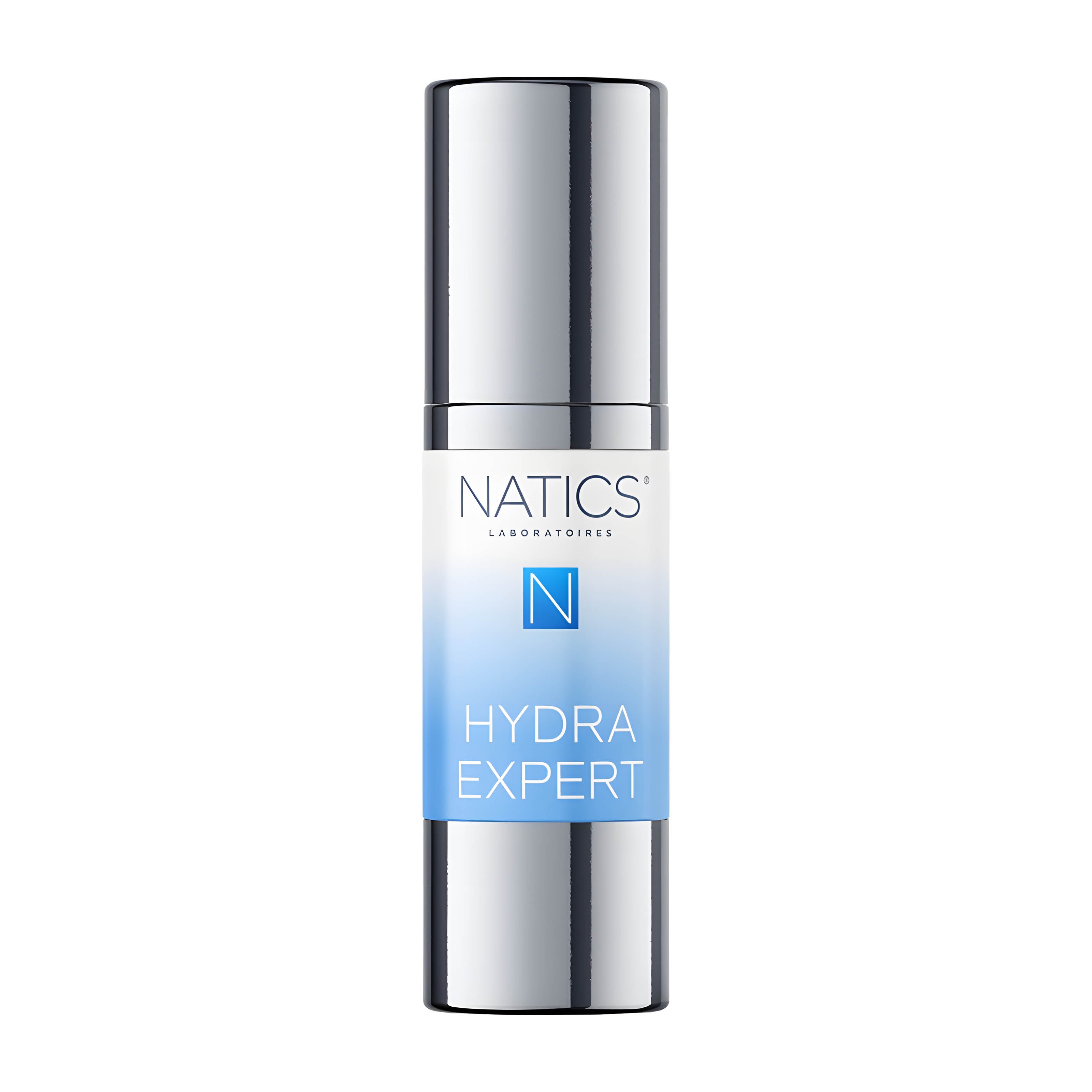 Natics Hydra Expert Intense Hydration Face Gel Cream bottle on a white background