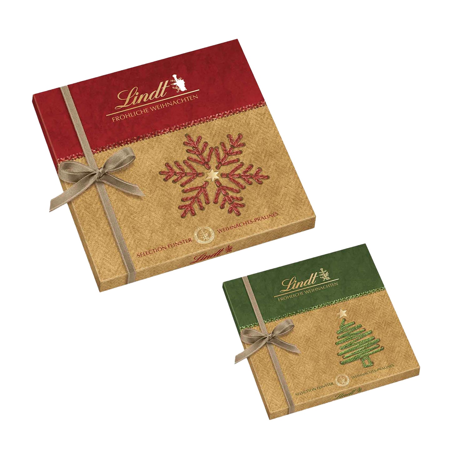 Lindt Christmas Natur Edition Pralinen, 160 g