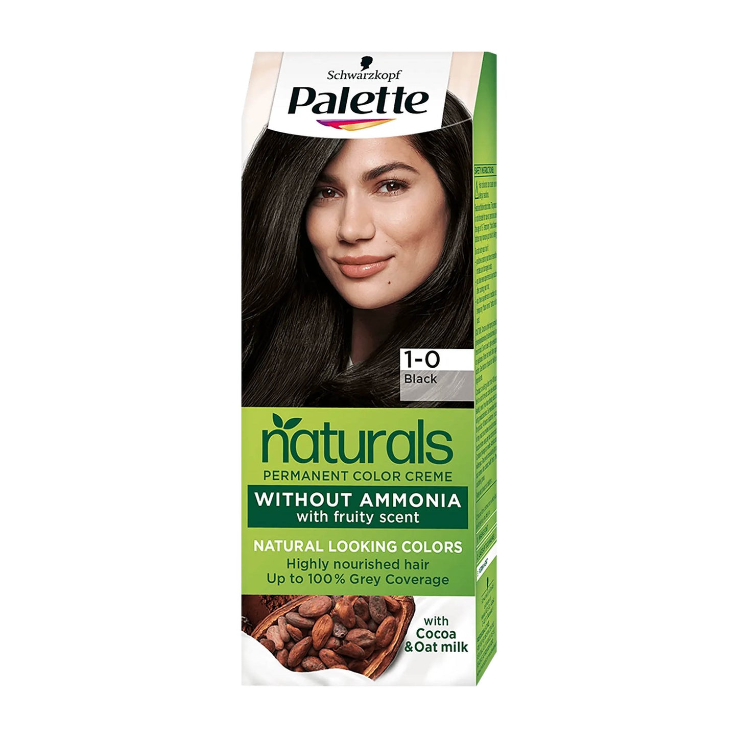 Schwarzkopf Palette Naturals 1-0 Black permanent hair color