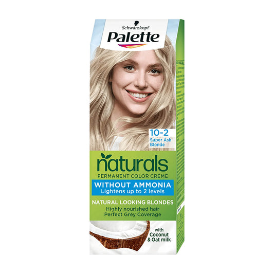 Schwarzkopf Palette Naturals 10-2 Super Ash Blonde permanent hair color