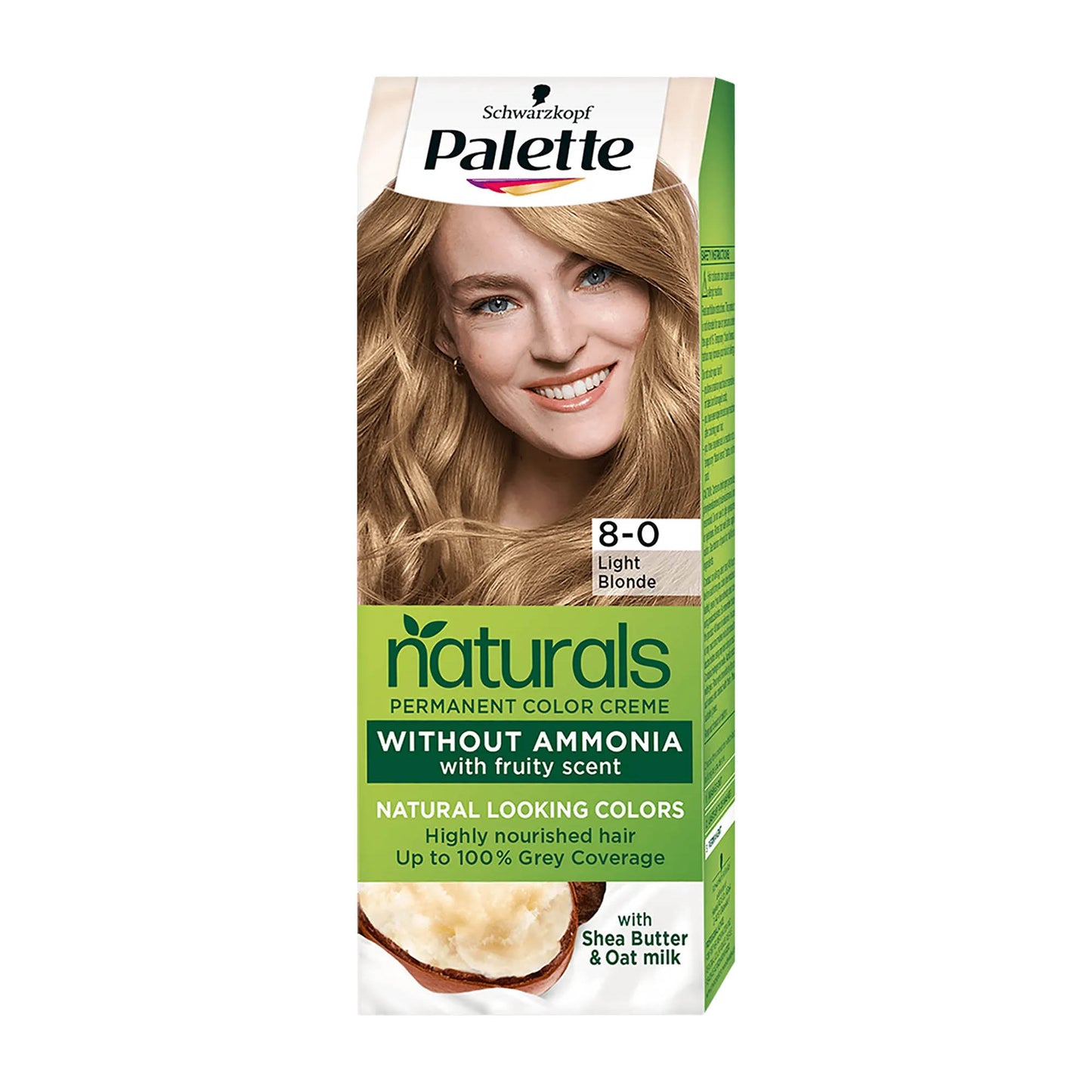 Schwarzkopf Palette Naturals 8-0 Light Blonde permanent hair color