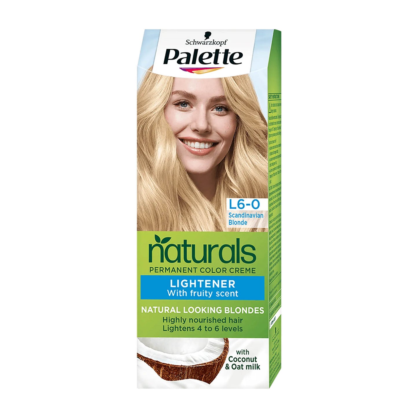 Schwarzkopf Palette Naturals L6-0 Scandinavian Blonde permanent lightener