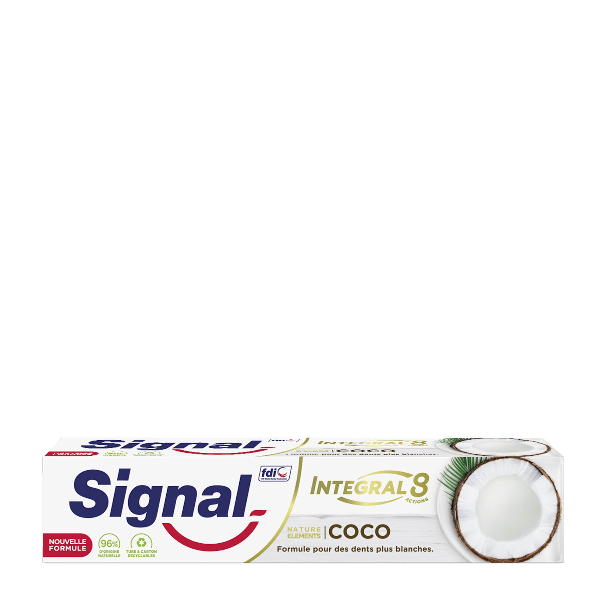 Signal Integral 8 nature elements coconut toothpaste, 75 mL – Peppery Spot