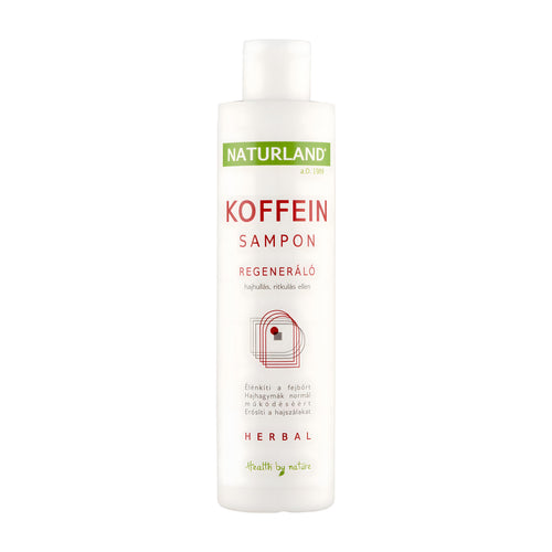 Naturland Caffeine Shampoo for Hair Loss and Thinning bottle on a white background