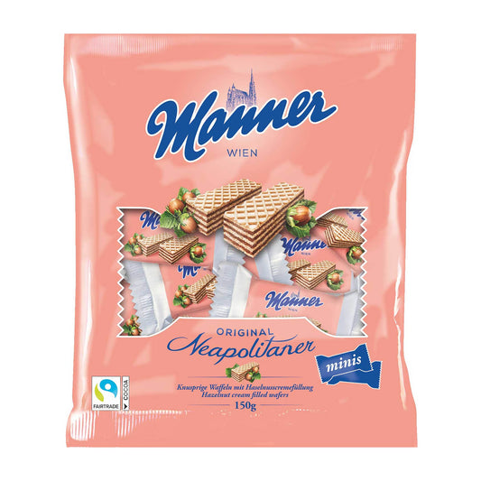 Manner Original Neapolitaner Minis Waffelriegel, 150 g