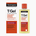 Neutrogena T/Gel Anti-Dandruff Itchy Scalp Shampoo bottle and packaging box shown side by side on a plain white background.