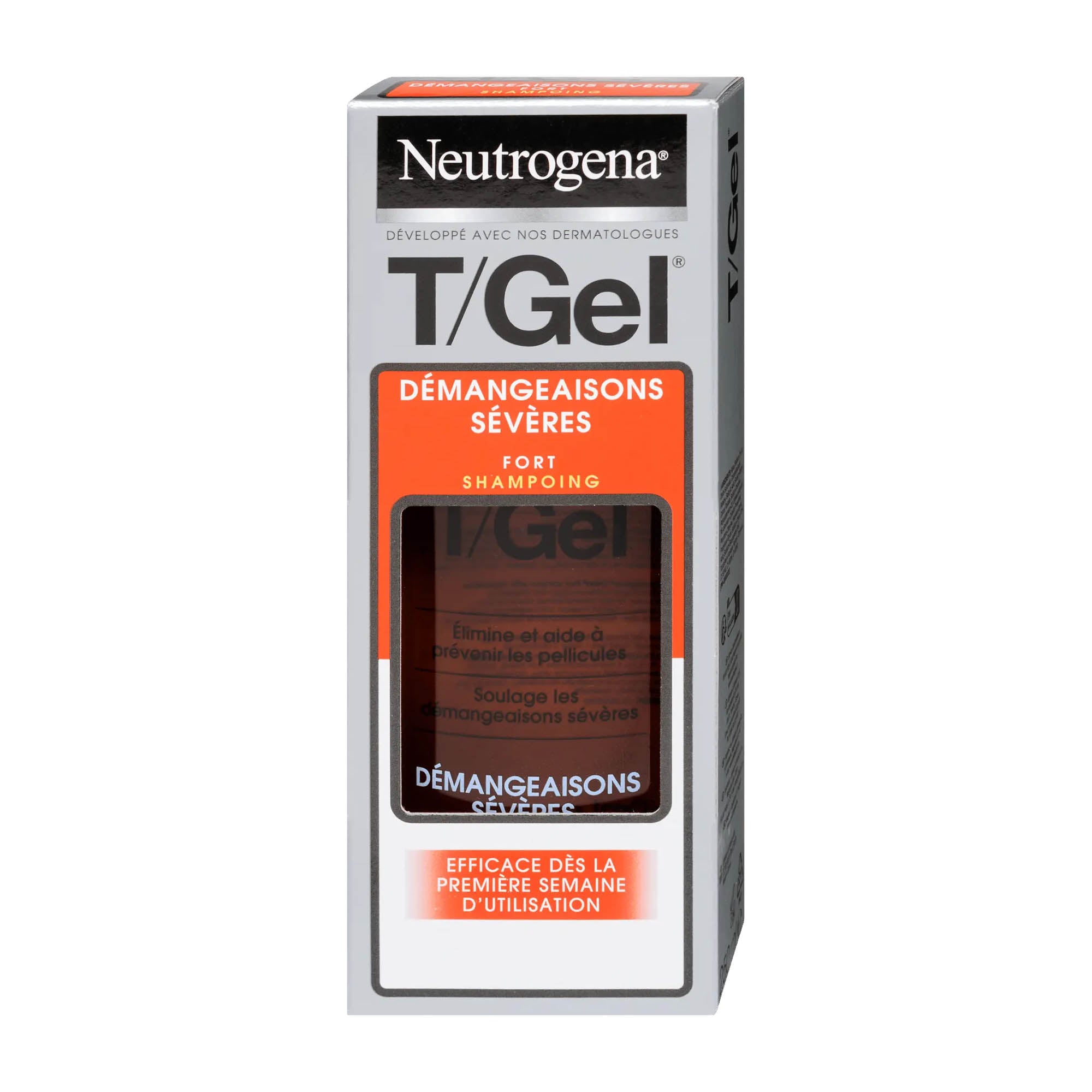 Neutrogena Anti-Dandruff Shampoo T/GEL FORT, 250 mL – Peppery Spot