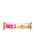 NICK'S milk chocolate bar packaging on a white background