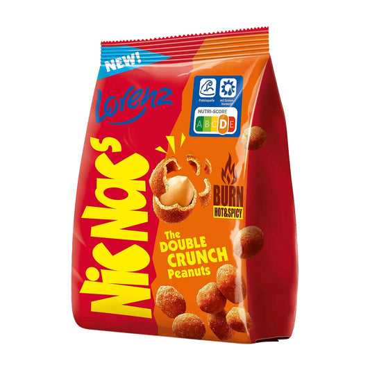 NicNac's Burn Hot & Spicy The Double Crunch Erdnüsse, 110 g