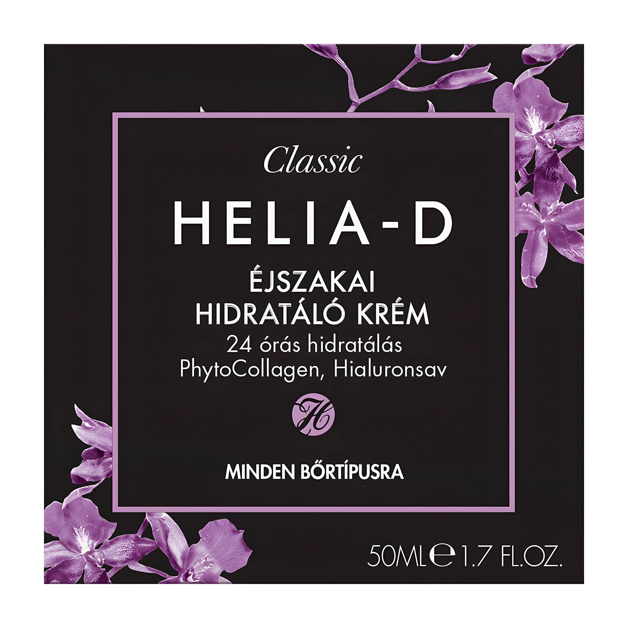 HELIA-D Classic Crème de nuit hydratante, 50 ml