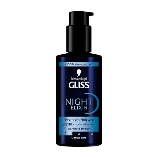 Schwarzkopf Gliss Night Elixier Overnight Moisture, 100 ml