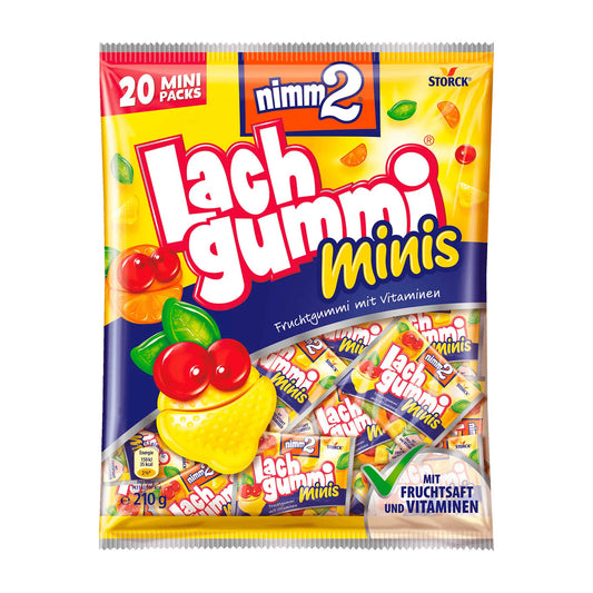 Nimm2 Lachgummi Minis Gummibonbons, 210 g