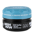 Nish Man M4 Hair Styling Wax Matte Finish on a white background