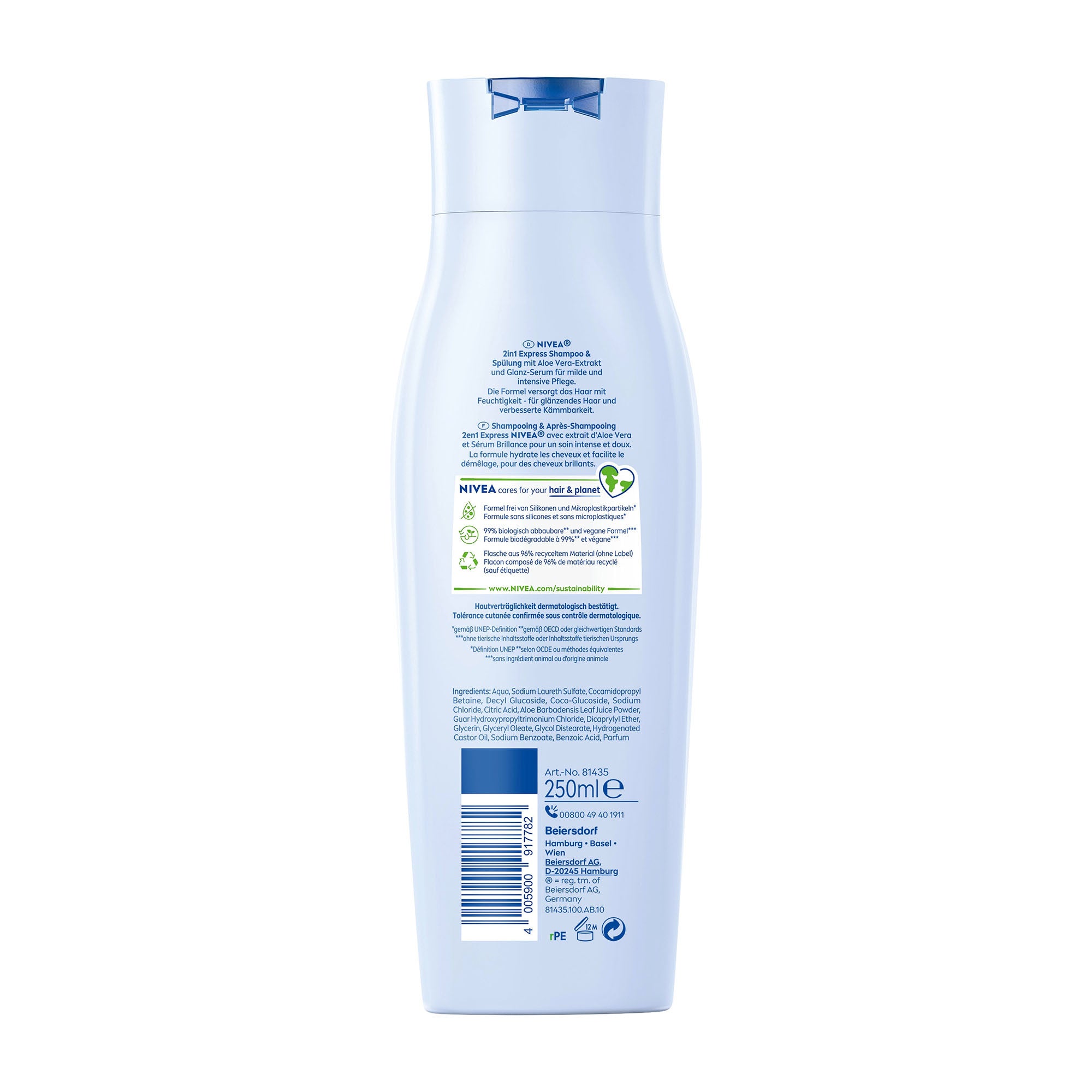 Nivea 2in1 Express Shampoo & Spülung, 250 ml