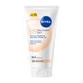 Nivea BB Day Cream 5in1 for Light Skin Tone tube on a white background