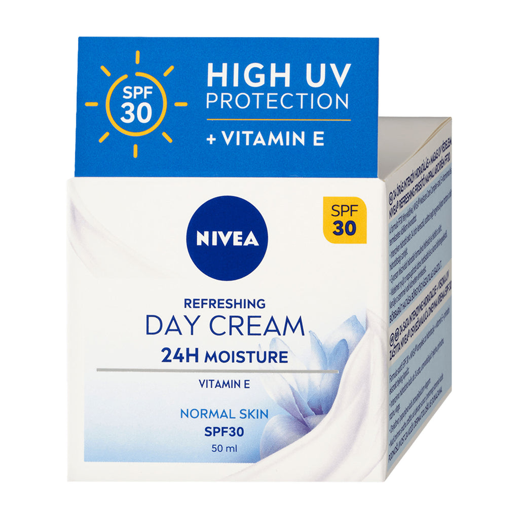 Nivea Erfrischende Tagescreme für normale Haut LSF 30, 50 ml