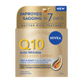 Nivea Q10 Anti-Wrinkle Collagen Expert day & night facial butter packaging on a white background