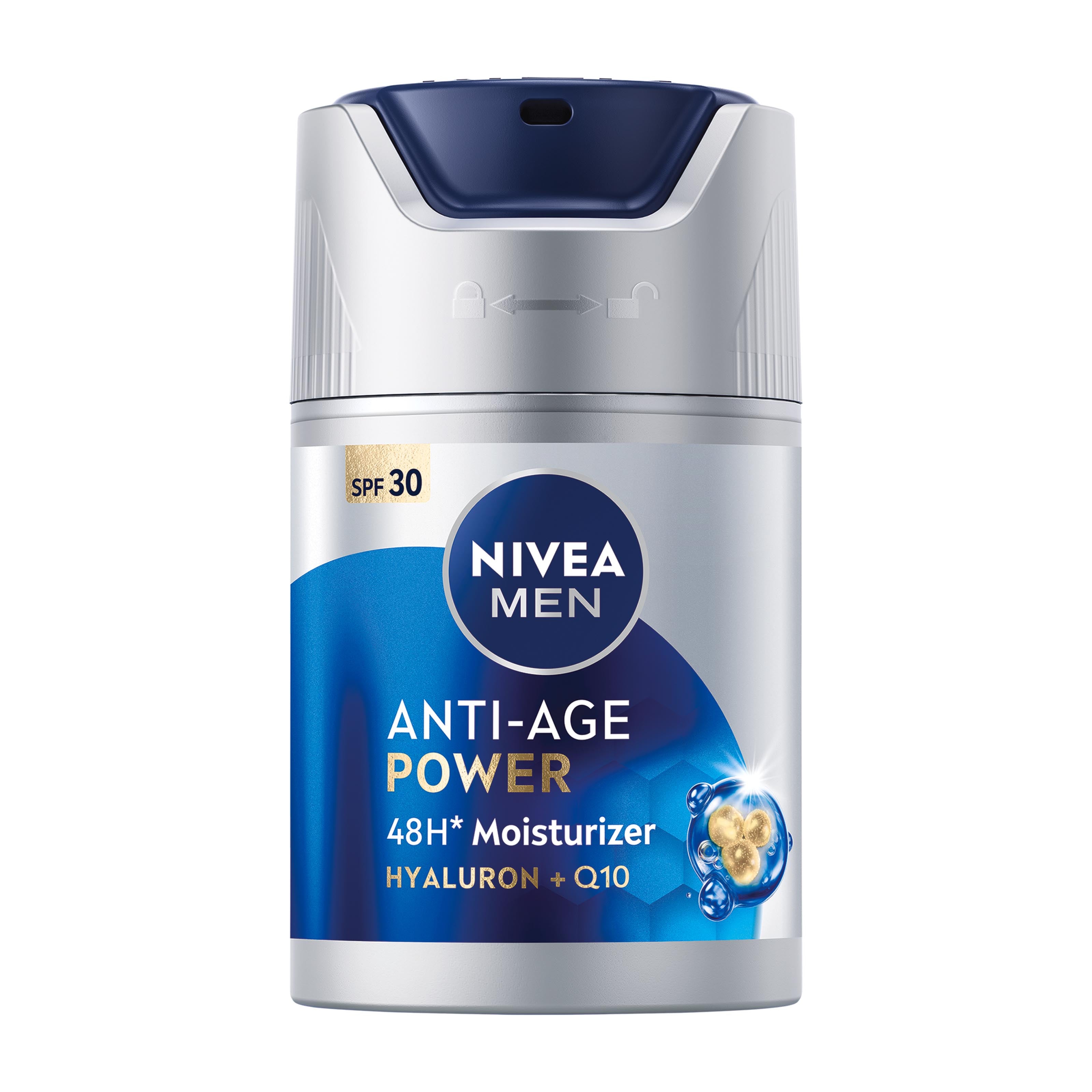 NIVEA MEN Moisturizer SPF30 ANTI-AGE Power, 50 mL