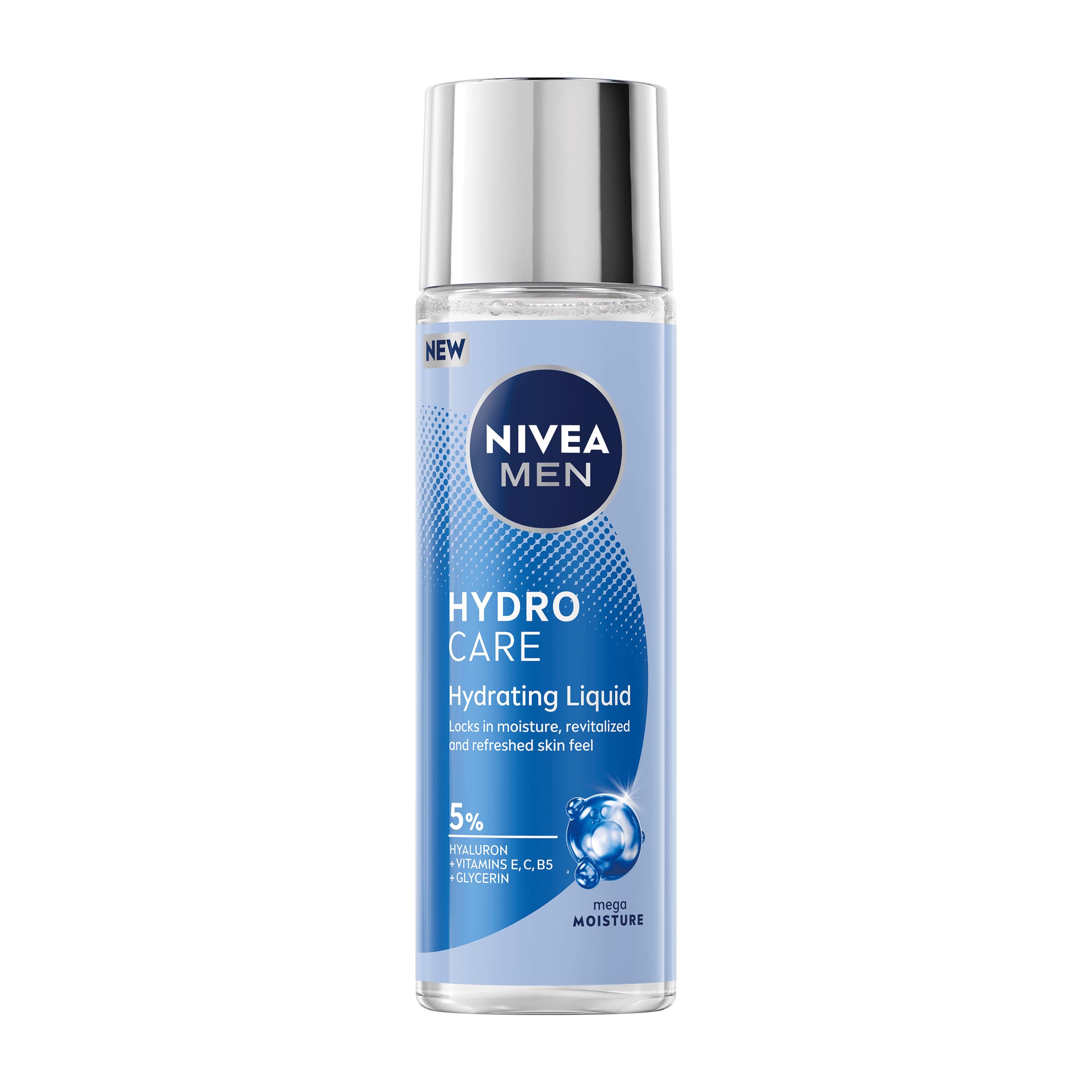 Nivea Men Hydro Care Hydrating Liquid bottle on a white background