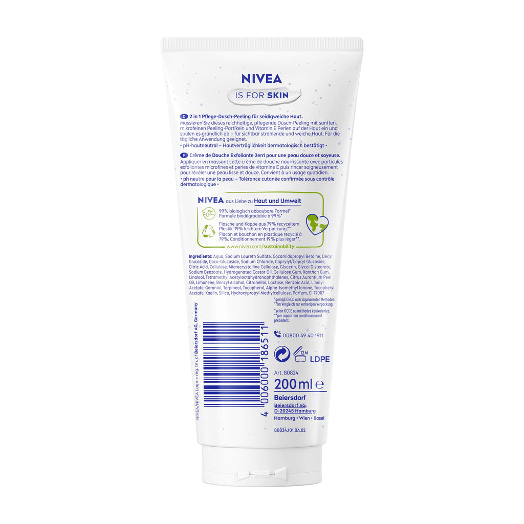 Nivea Gommage douche CREME PEELING, 200 ml