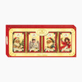 A box of Heidel Christmas Nostalgia Chocolate Gift milk chocolates in a red and gold gift box, shown on a plain white background.