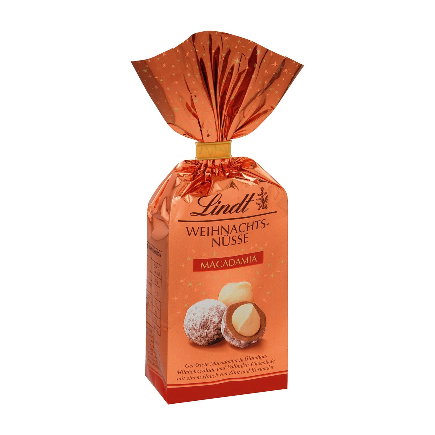 Lindt Weihnachts-Nüsse Macadamia, 100 g