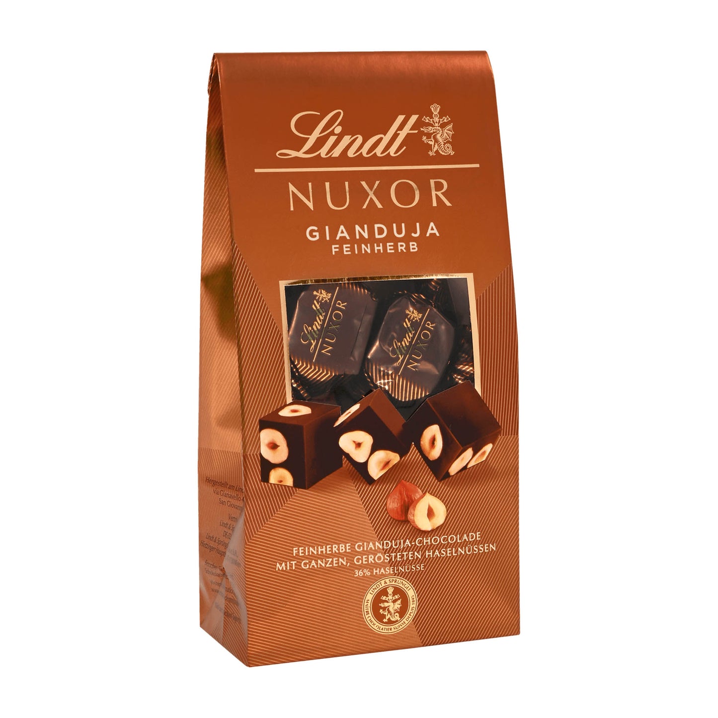 Lindt Nuxor dunkle Schokoladenpralinen