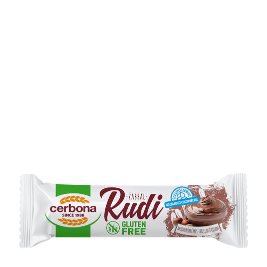 Cerbona Hazelnut Cream gluten-free oat bar, 30 g