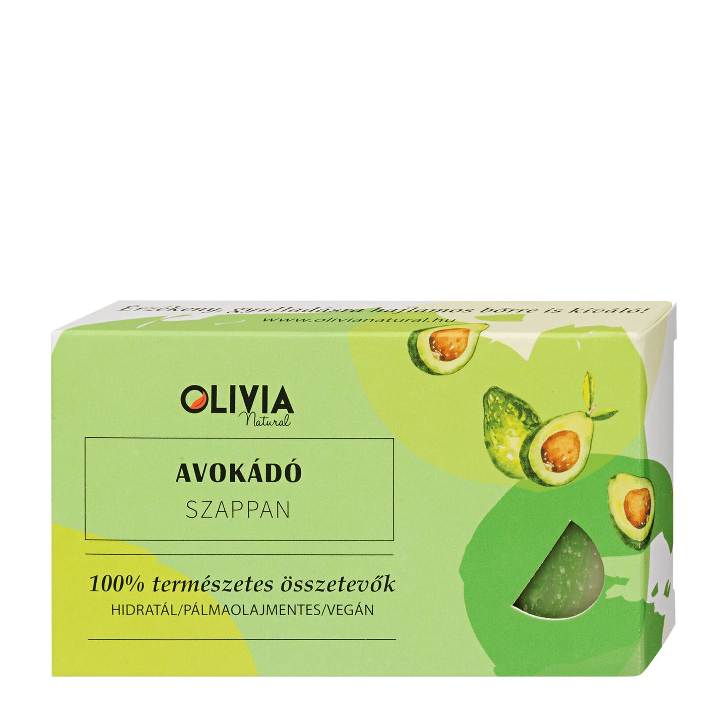 Olivia Avocado Seifenstück, 110 g