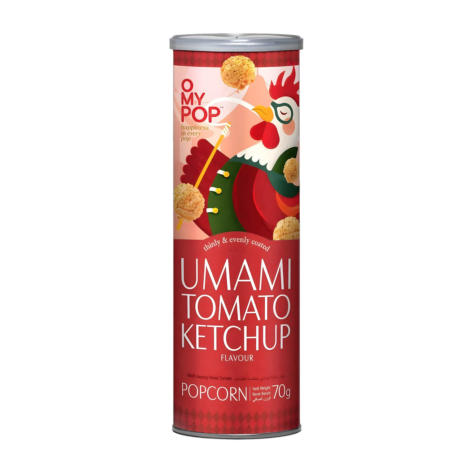 OMYPOP Popcorn Umami Tomato Ketchup, 70 g