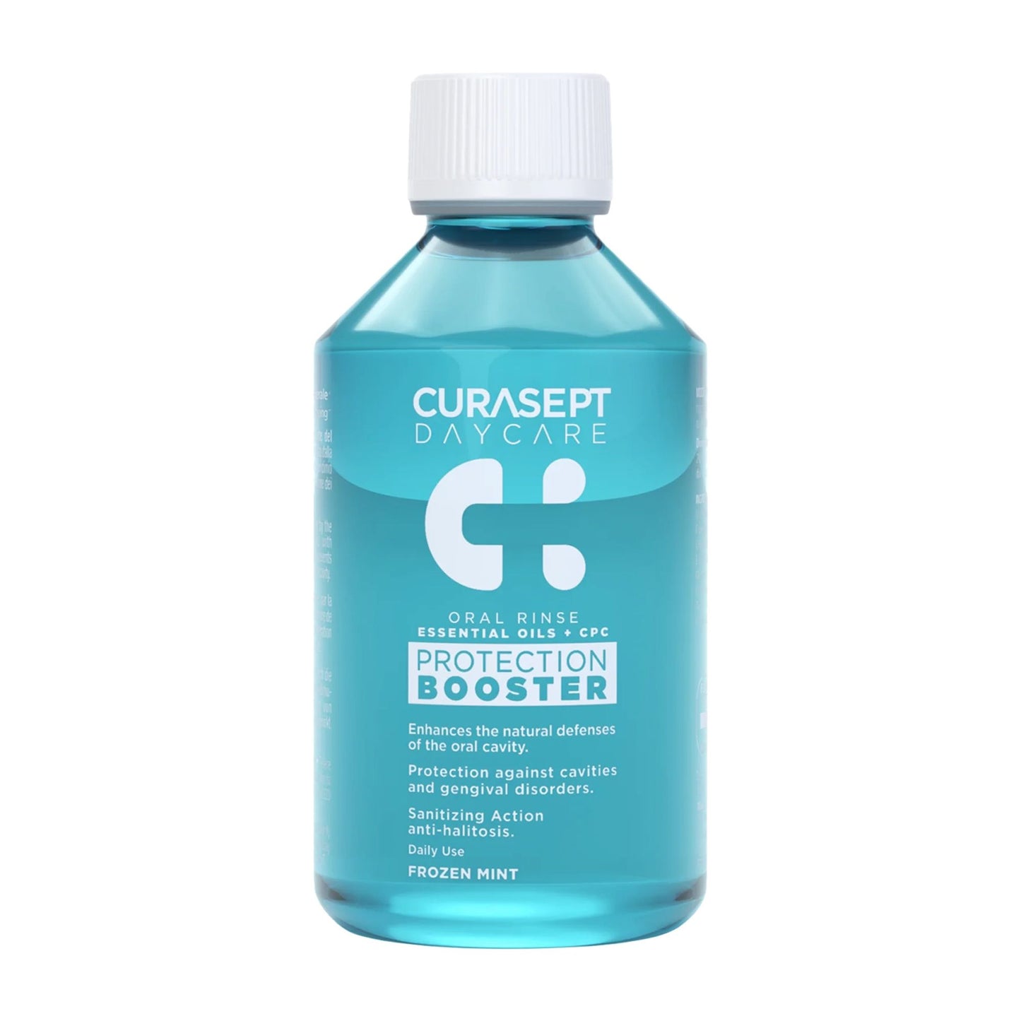 CURASEPT Daycare Protection Booster Frozen Mint alkoholfreie Mundspülung, 250 ml