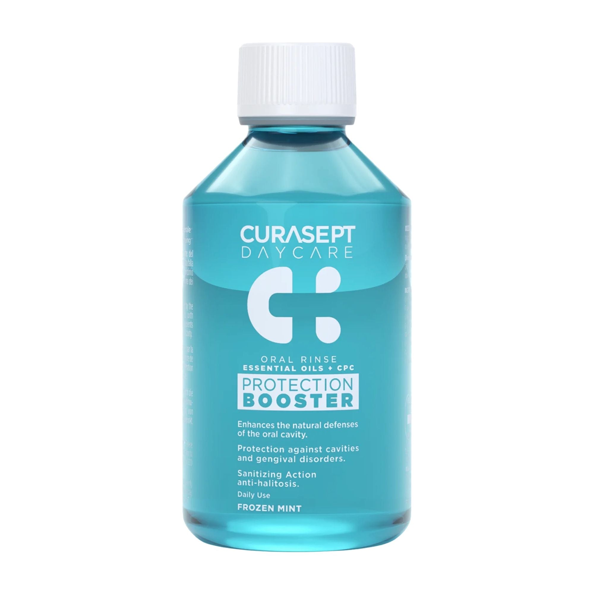 CURASEPT Oral Rinse Daycare Protection Booster Frozen Mint, 250 mL