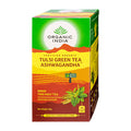 ORGANIC INDIA Tulsi Green Tea Ashwagandha, 25 Count