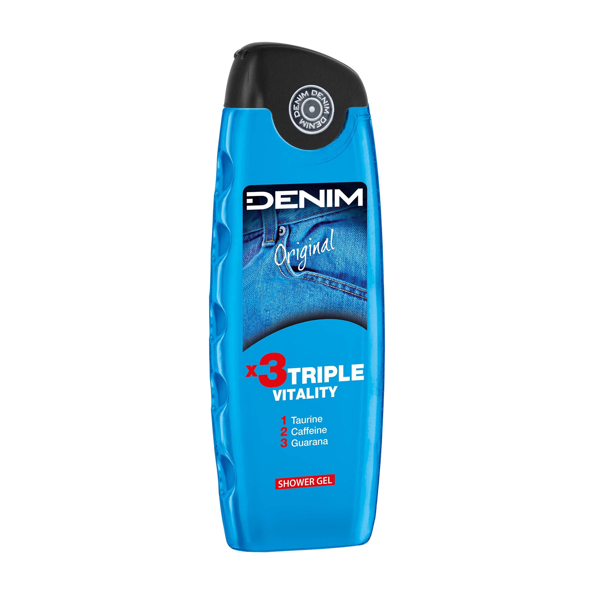 Denim Gel douche triple vitalité Original, 400 ml