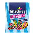 A package of hitschies original mix chewy candy in a 150g bag showing colorful candy sticks.
